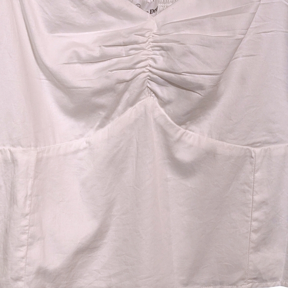 ✨NWT The Drop Annie Sweetheart Neckline Puff Sleeve Top Size  Large✨ - Picture 3 of 10